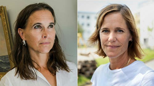 Emma Ihre, hållbarhetschef på Embracer, och Cecilia Fasth, koncernchef för Stena Fastigheter.