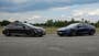 Mercedes-Benz EQE AMG 53 och Tesla Model S plaid.