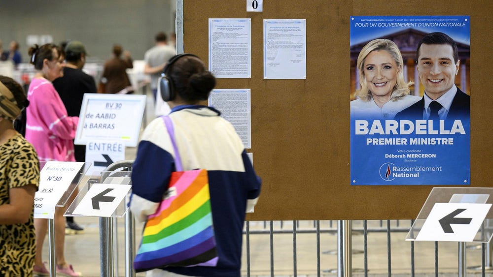 Ödesval i Frankrike – enorm ökning i röstandet