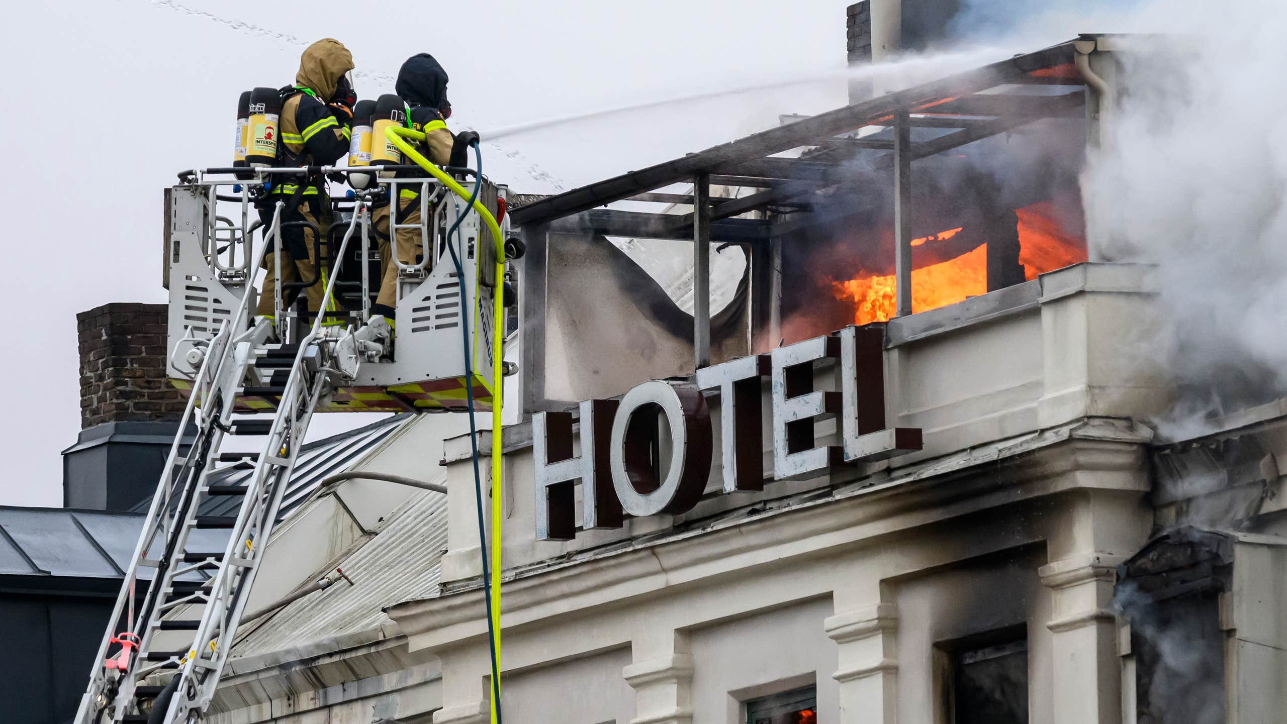 Insats avslutad efter hotellbranden i Helsingborg