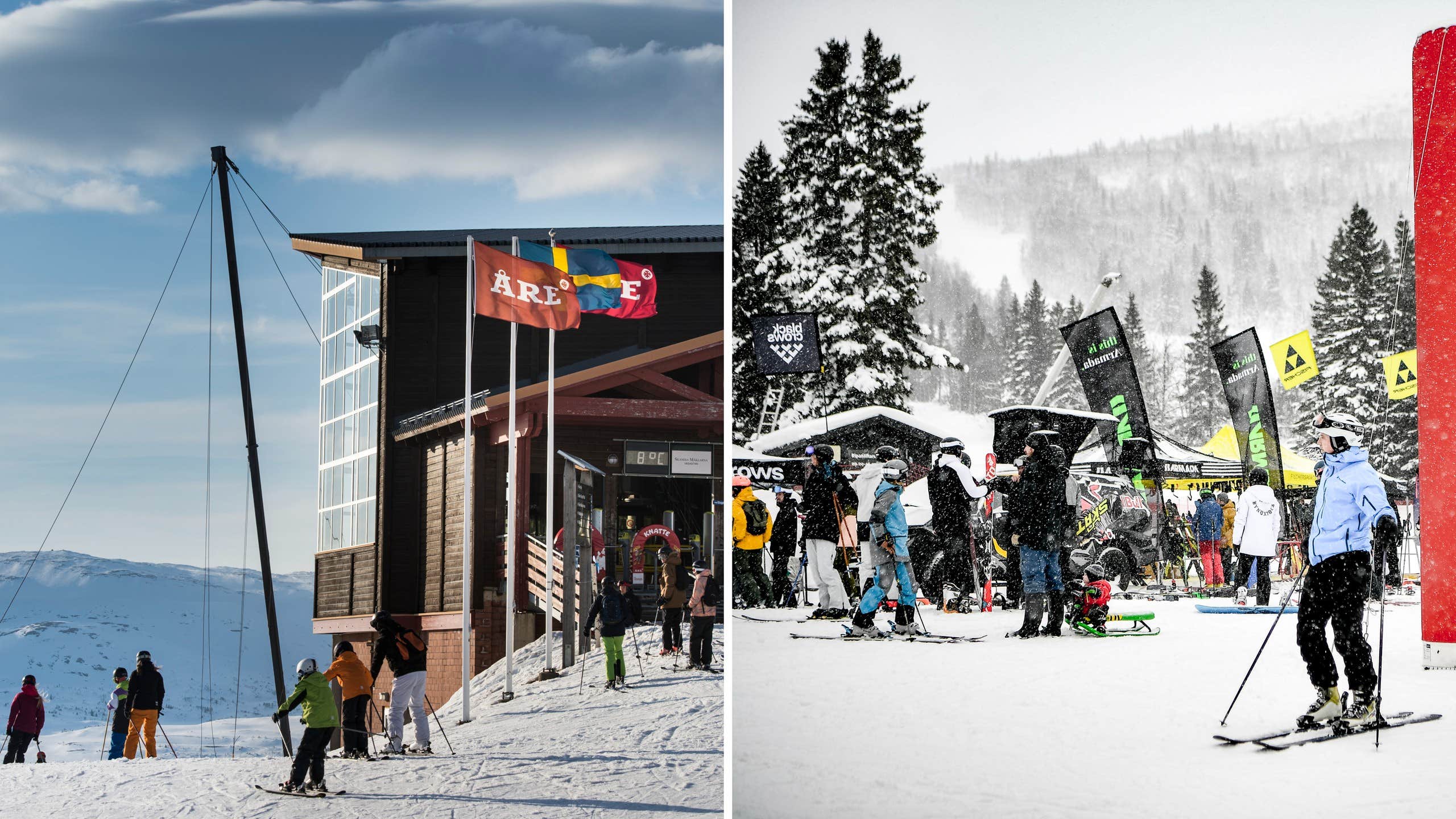 Nybörjare krockade i skidbacken – frias från brott