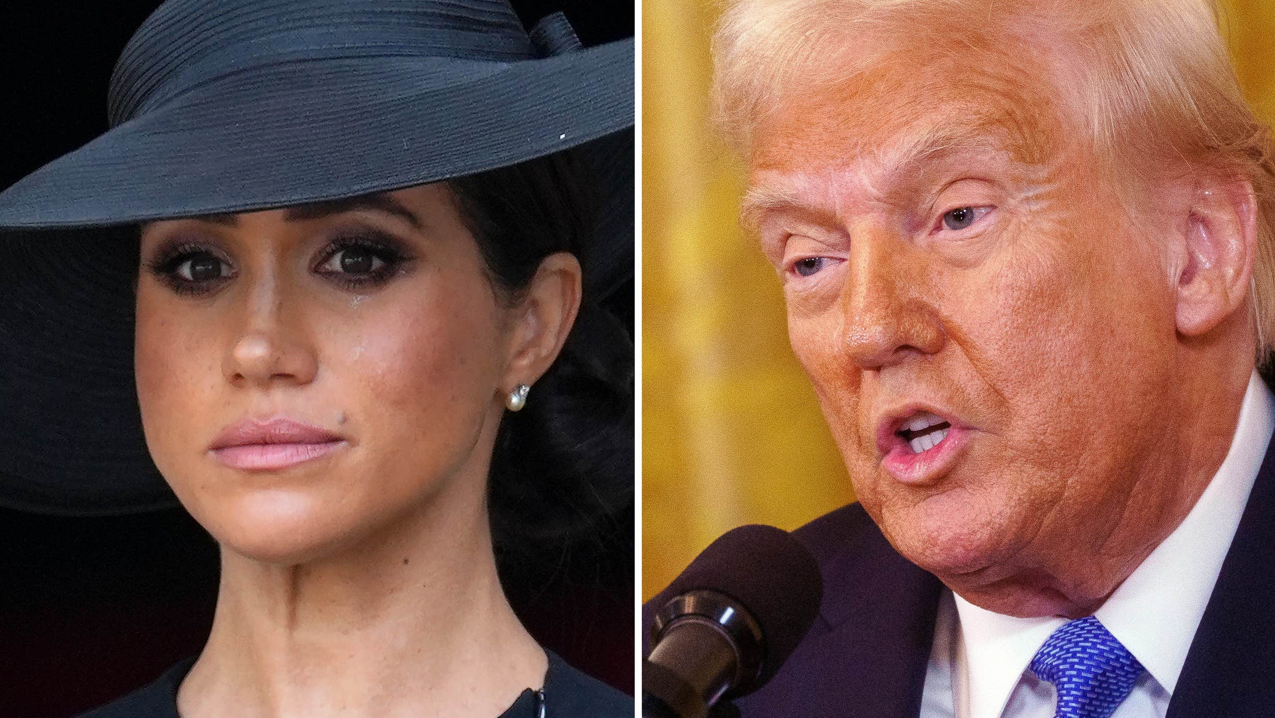 Donald Trumps ord om Meghan och prins Harry