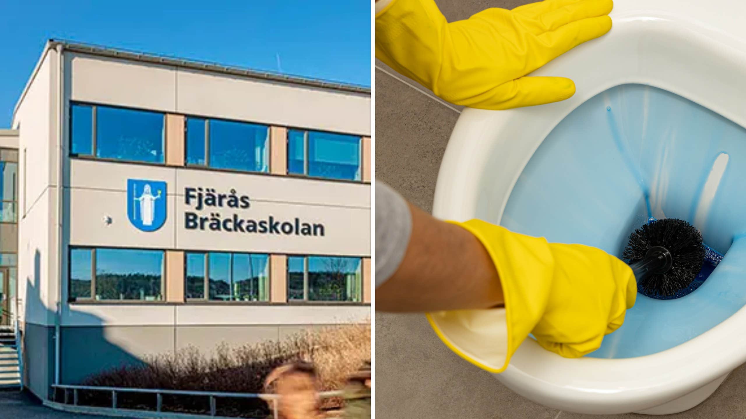 Eleverna i Kungsbacka måste städa sina egna toaletter – efter urinkaos