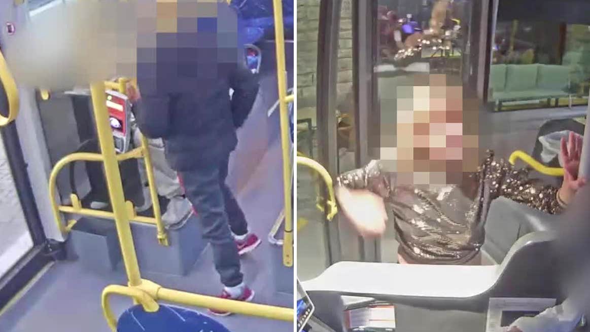 Kvinnan går till attack på bussar i Linköping