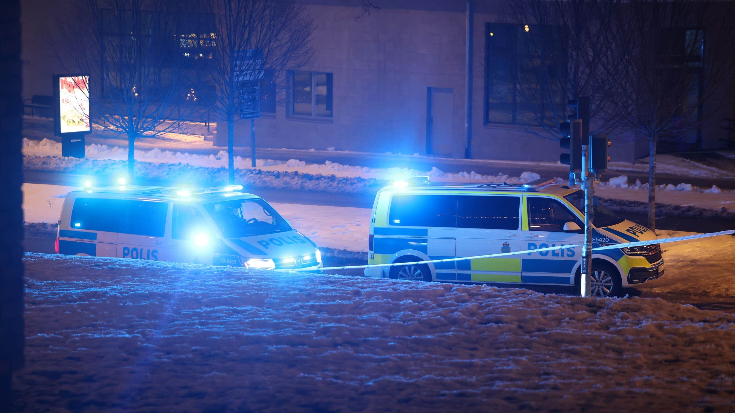 Stor polisinsats i Sundbyberg