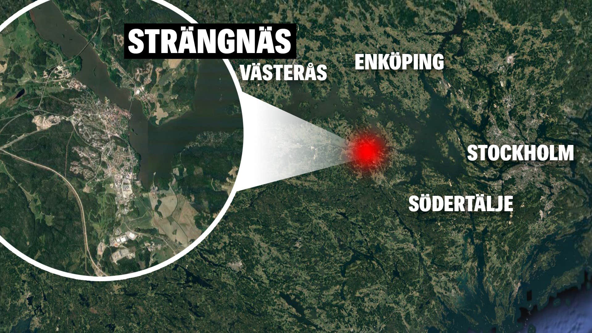 Polisanställd misshandlad i Strängnäs