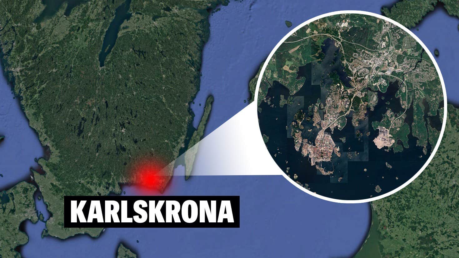 Död kvinna hittad i vattnet i Karlskrona