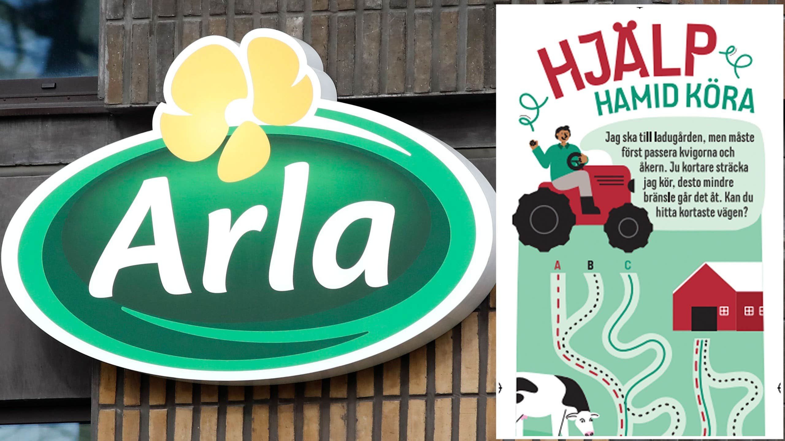 Mjölkpaket från Arla väcker reaktioner