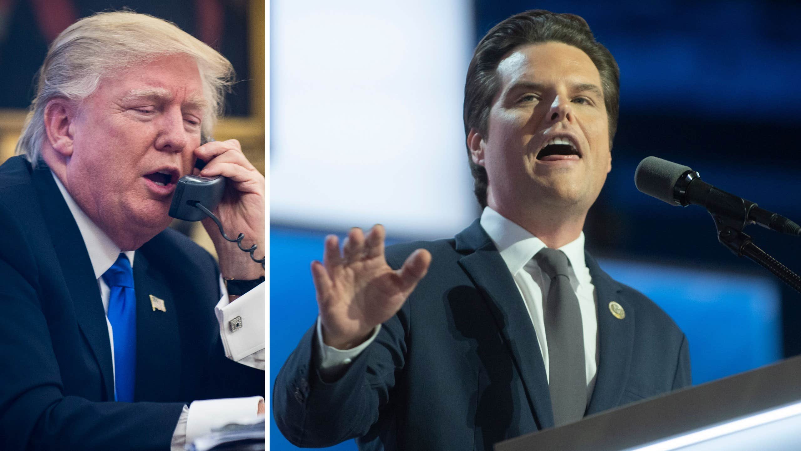 Samtalet från Donald Trump – innan Matt Gaetz avhopp