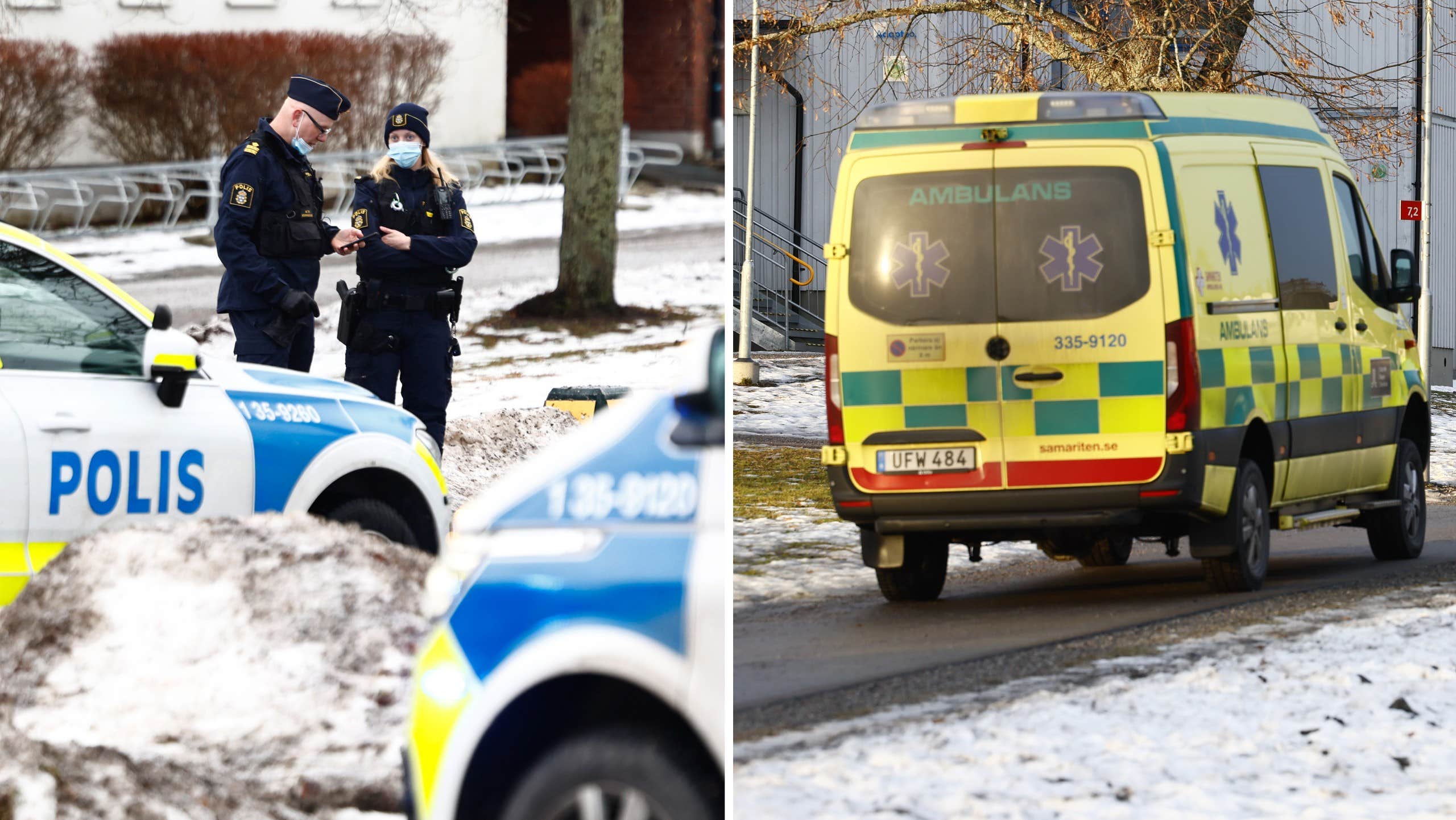 Ingen gripen efter knivdåd på skola i Upplands Väsby