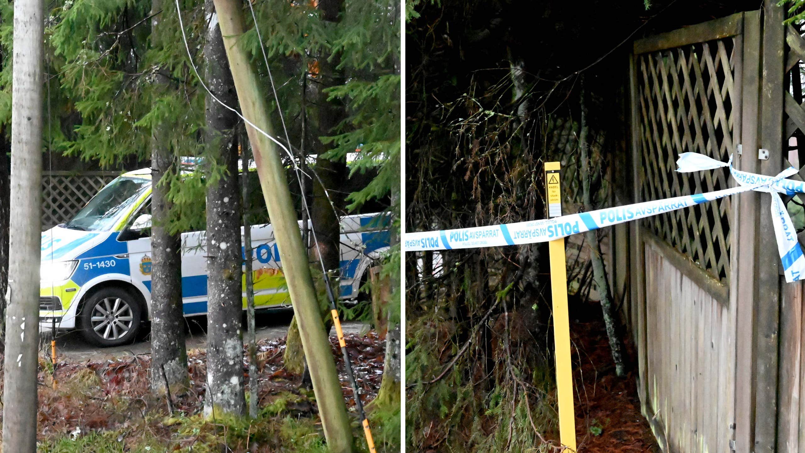 Kvinna och fyra män anhållna  efter bilbranden i Bollebygd