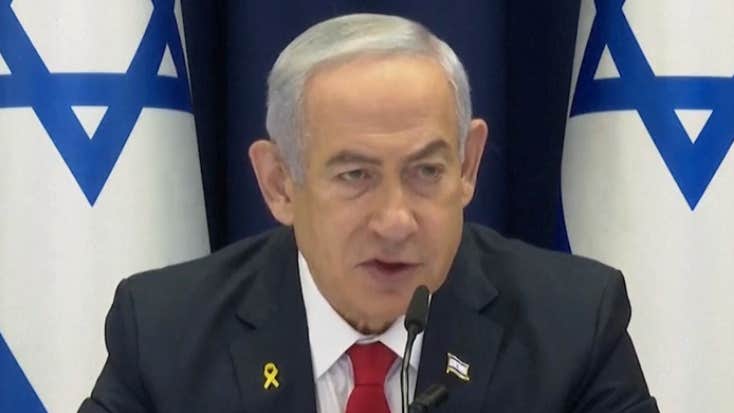 Netanyahu rasande  efter mord på rabbin