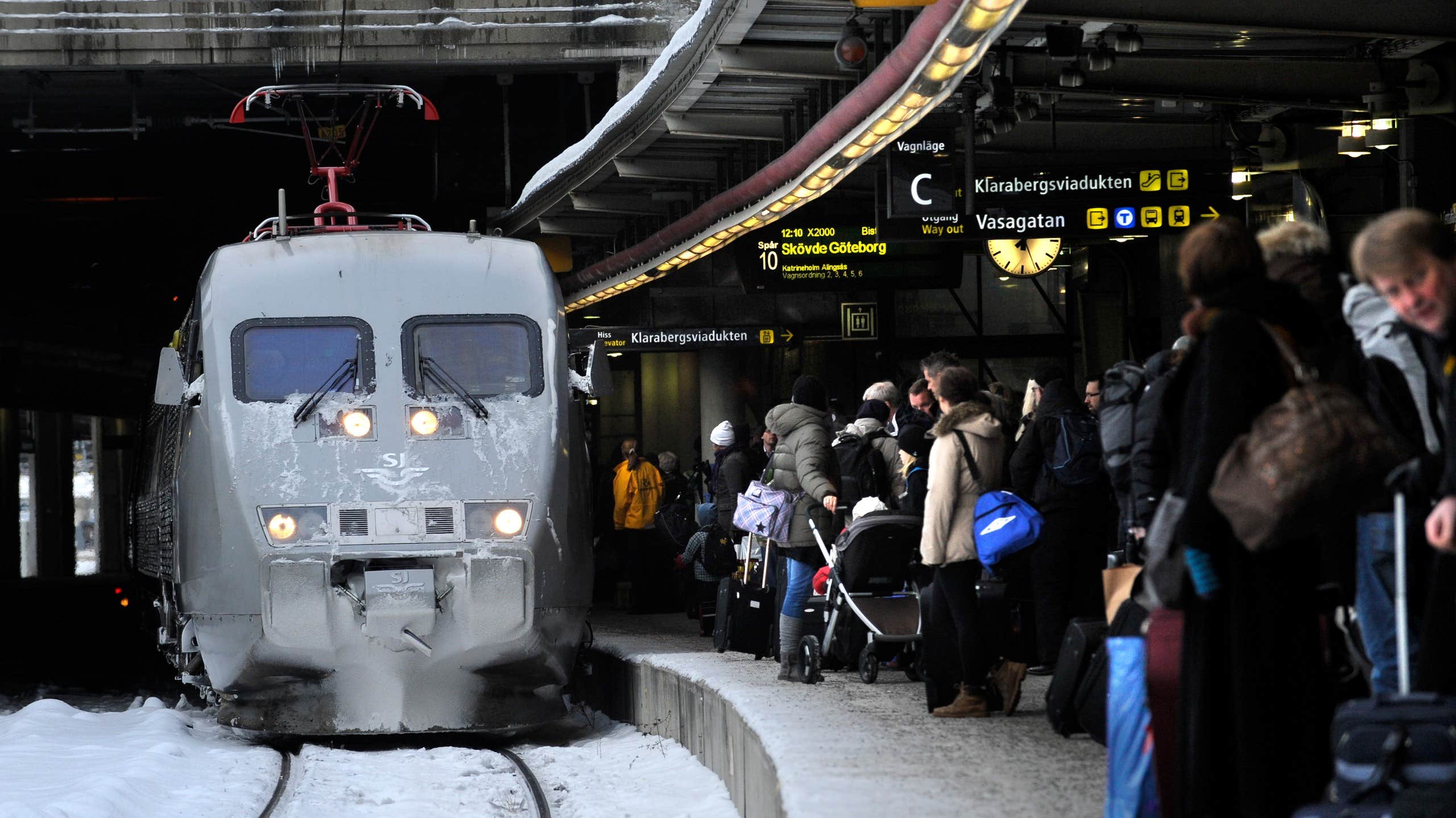 Edith satt fast i flera timmar: ”Överfullt”