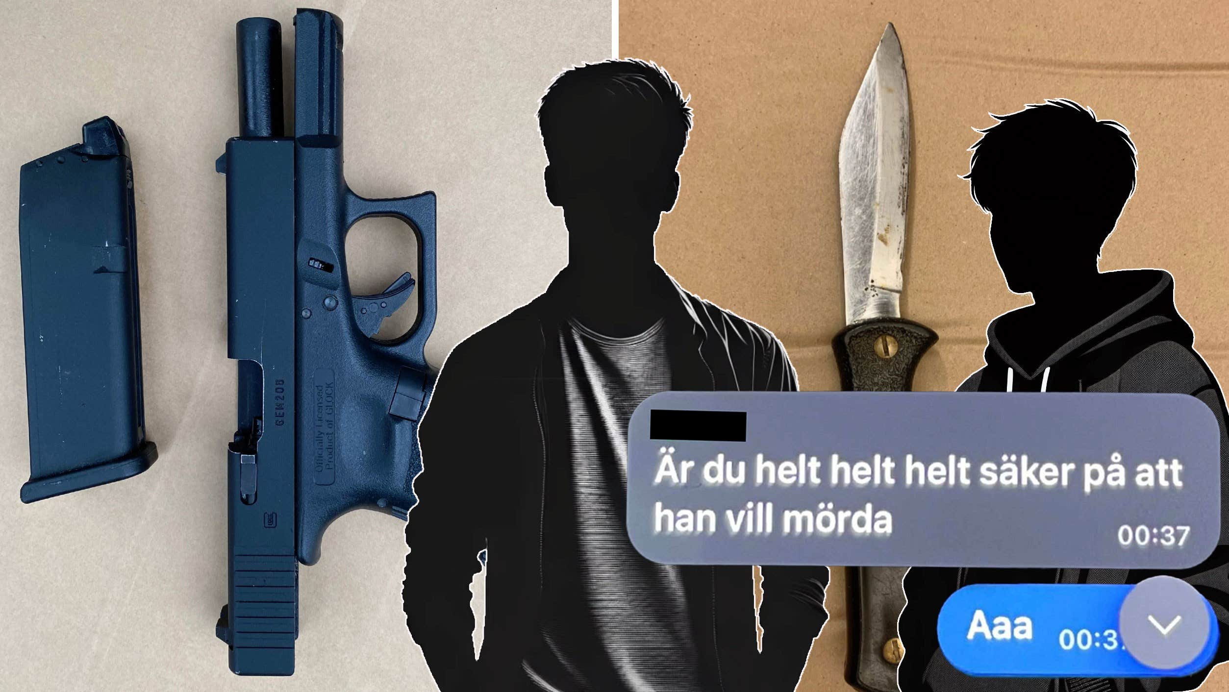 Tonåringarnas mordplan i chatt: ”Helt, helt säker?”