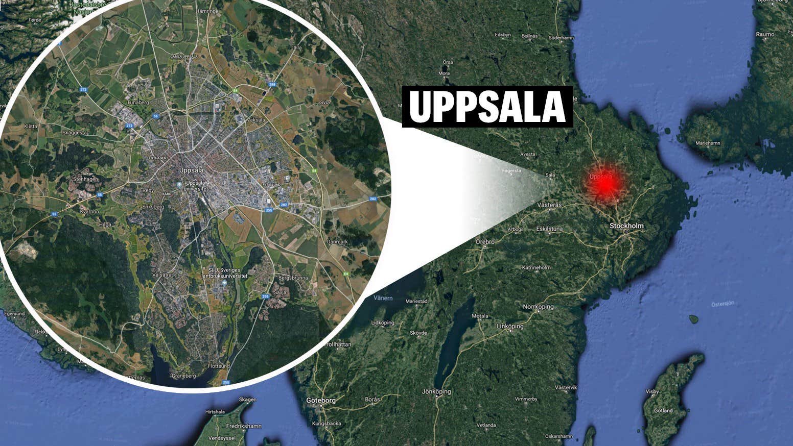 Kvinna hittade ”skarpt vapen” i Uppsala