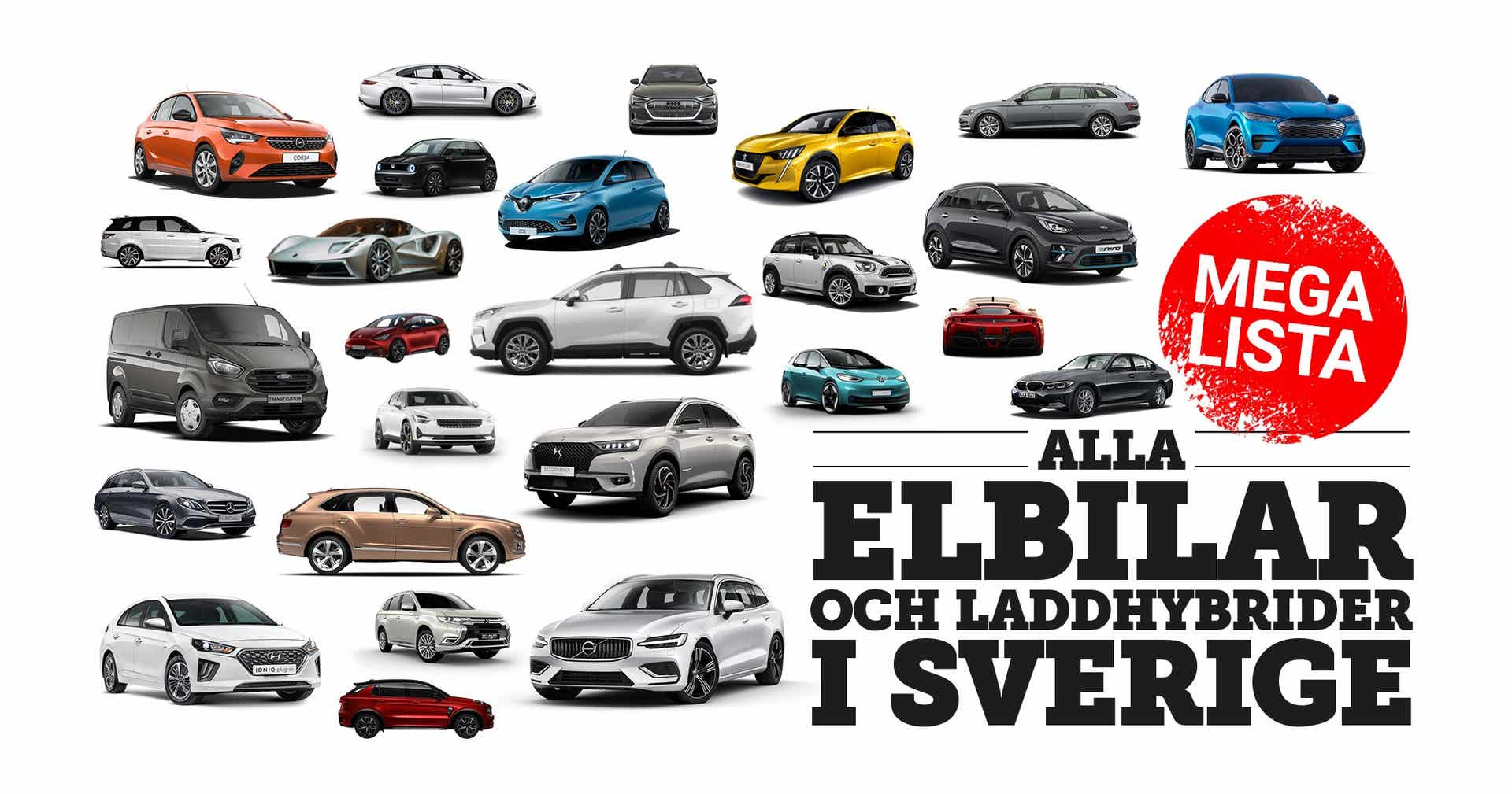 Alla Elbilar Och Laddhybrider I Sverige | Teknikens Värld