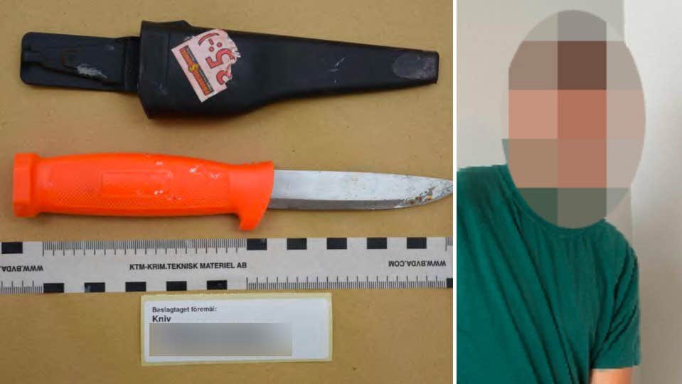 Man döms för knivattack på camping