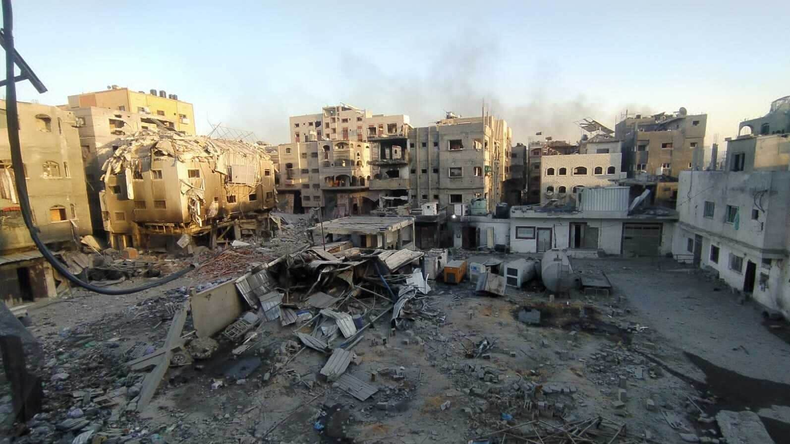 WHO: Sista stora sjukhuset i Gaza ur drift