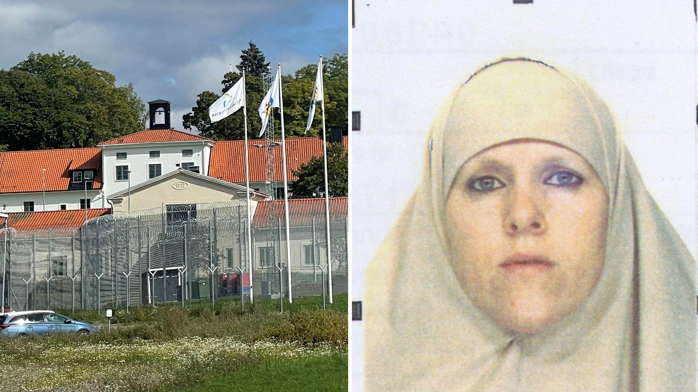 Larmet: Terroränkan  rekryterar i fängelset