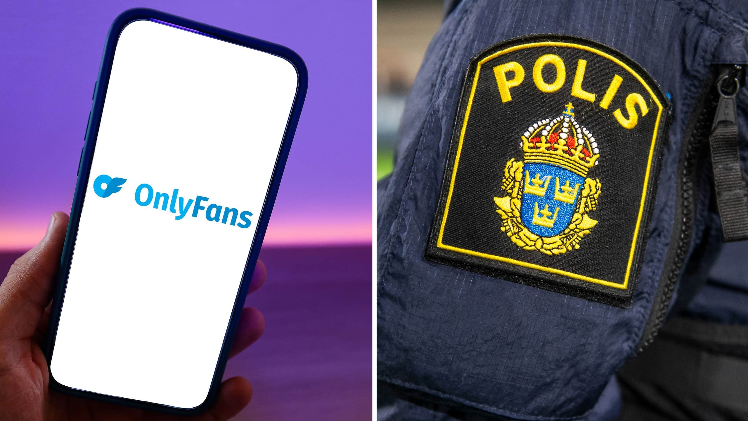 Polis hade Onlyfans – sprids bland kollegerna