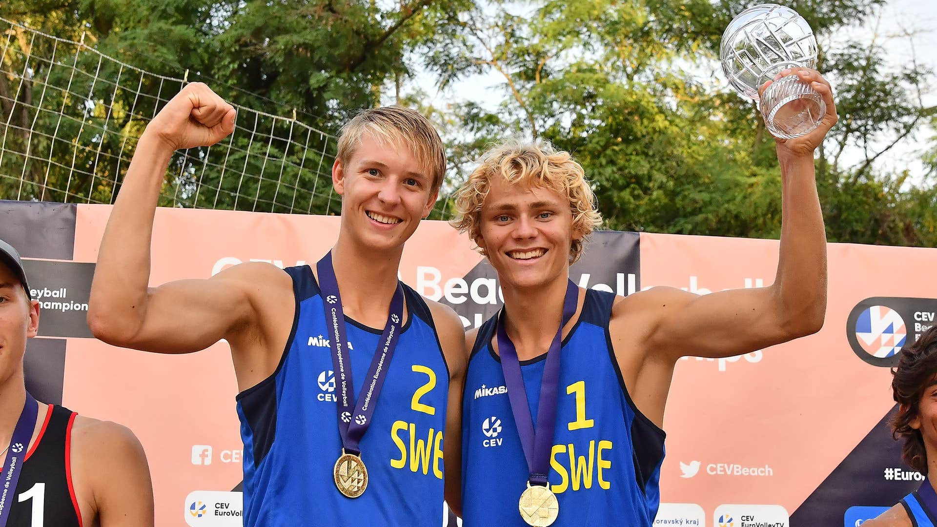 David Åhman Och Jonatan Hellvig Spelar U20-EM I Beachvolley