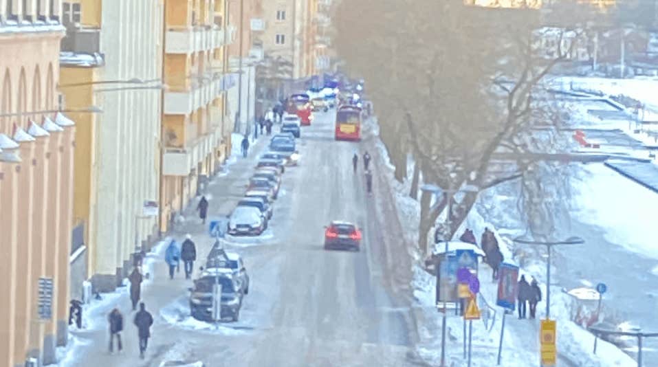 Lägenhetsbrand på Kungsholmen