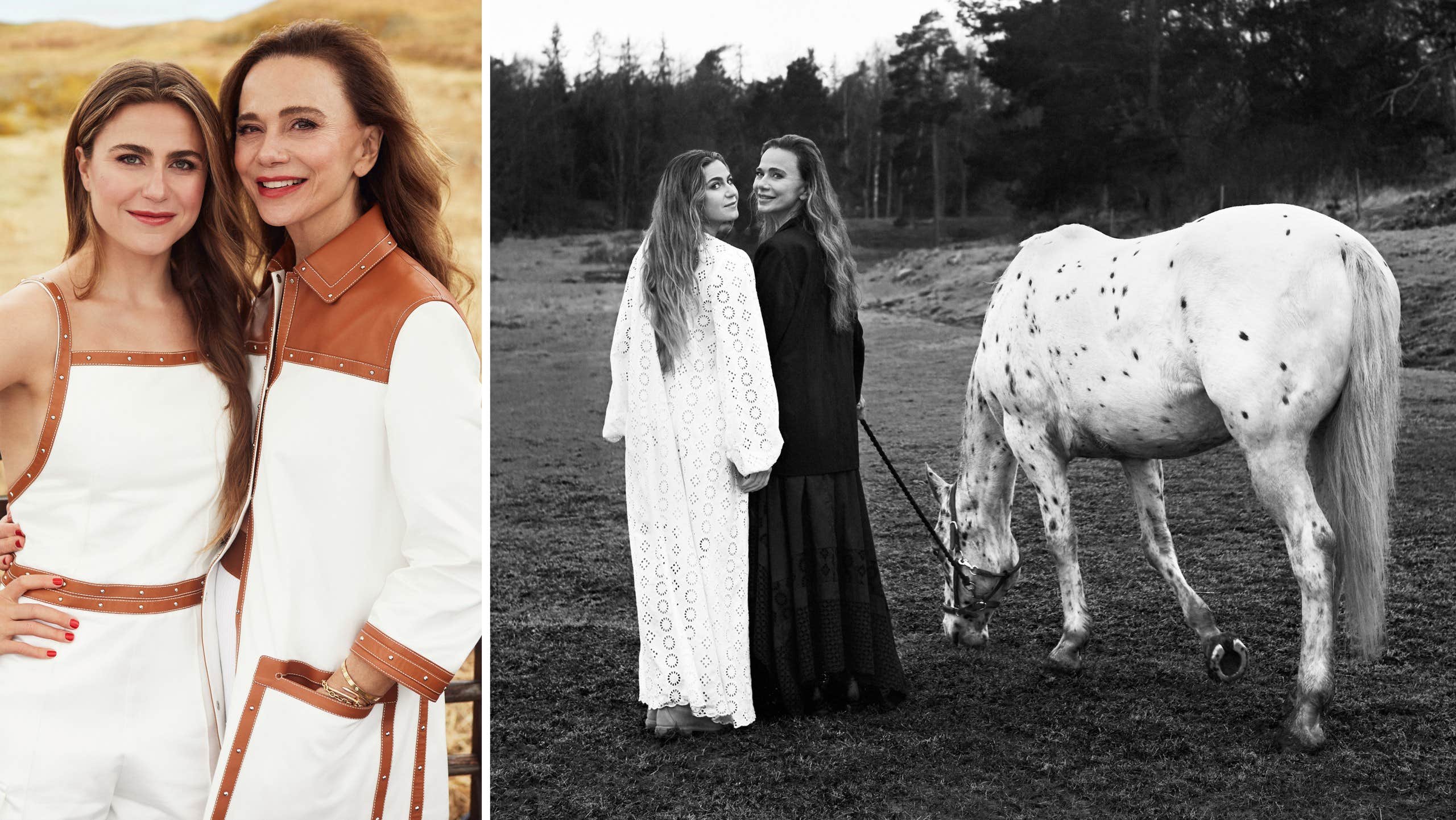 Lena Olin & Tora Hallström Regisseras Av Lasse Hallström | Damernas Värld