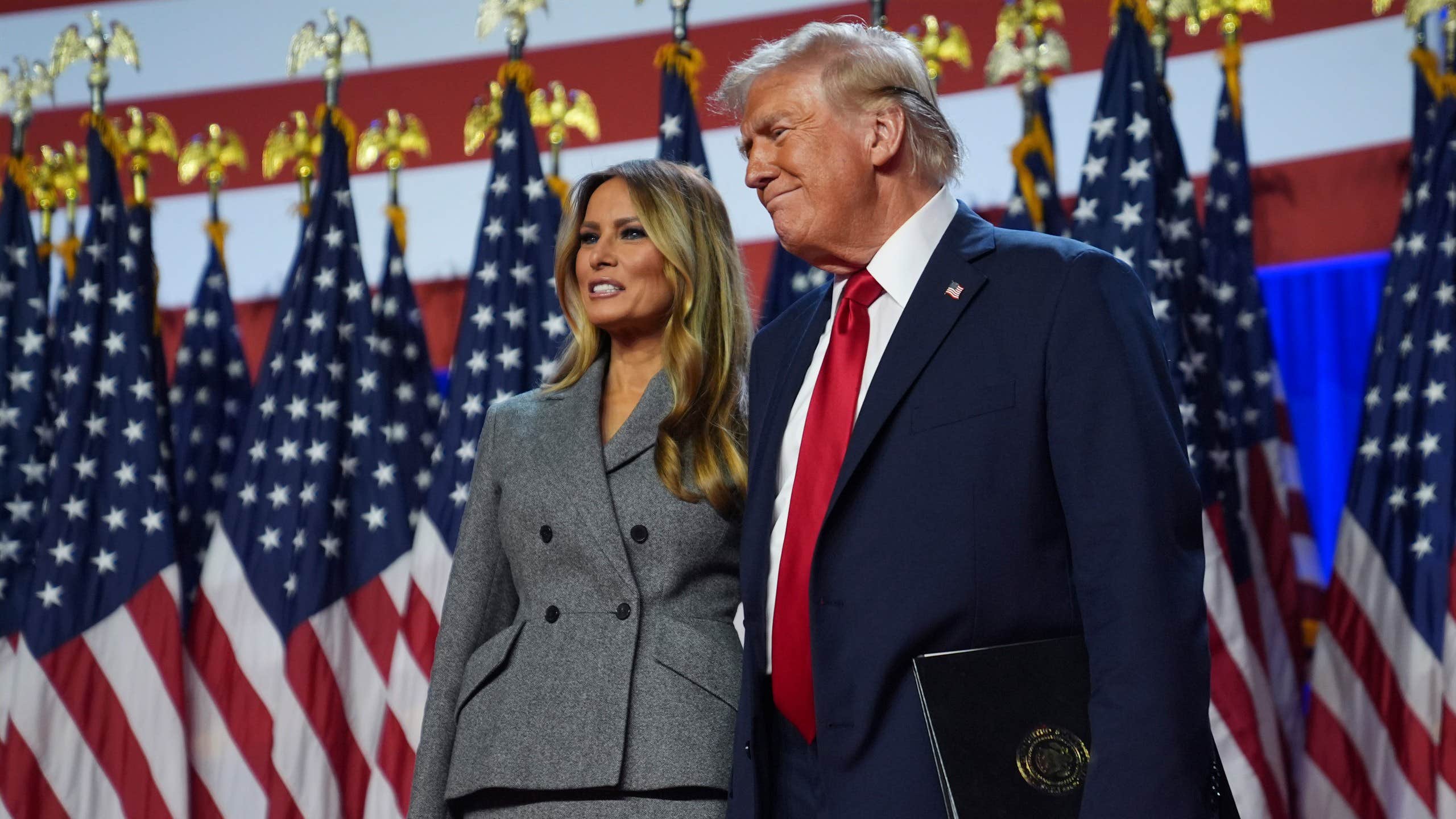 Melania Trumps ord om makens vinst i valet