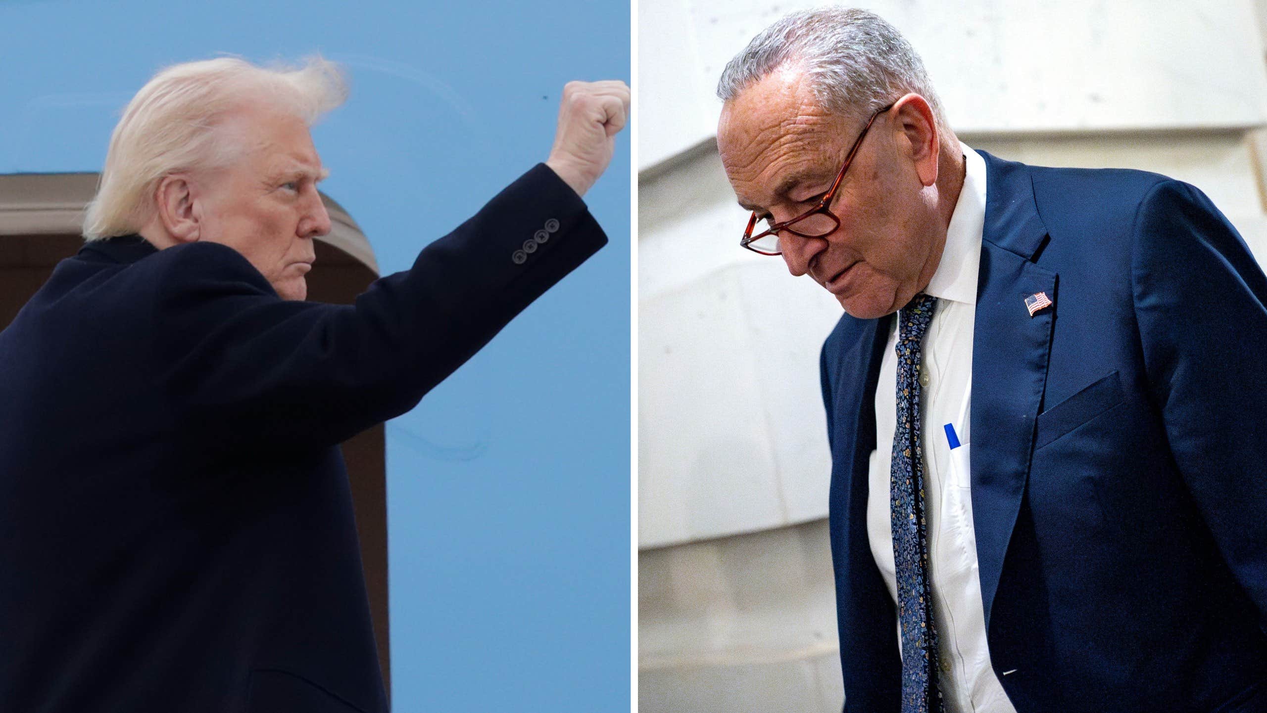 Uppror mot Chuck Schumer efter Donald Trumps dödskyss