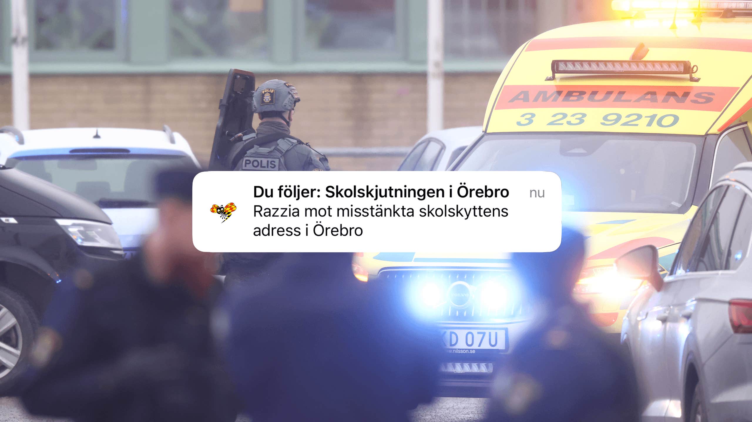 Få det senaste om skolskjutningen direkt