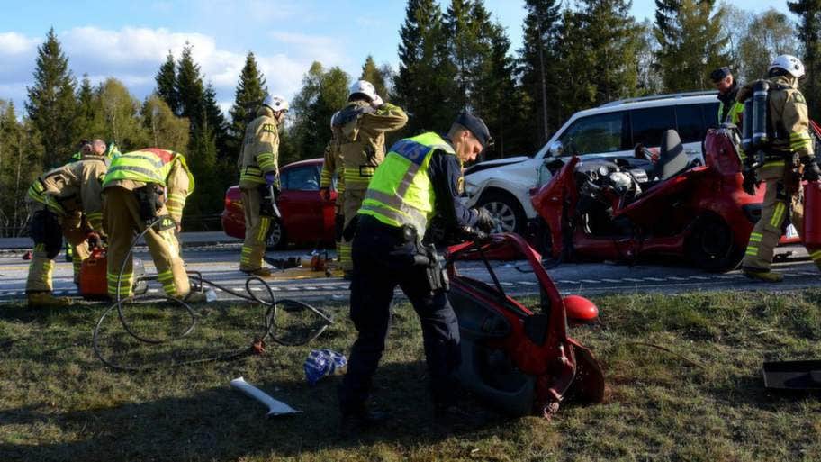 Kvinna Död Efter Svåra Olyckan I Ulricehamn Gt