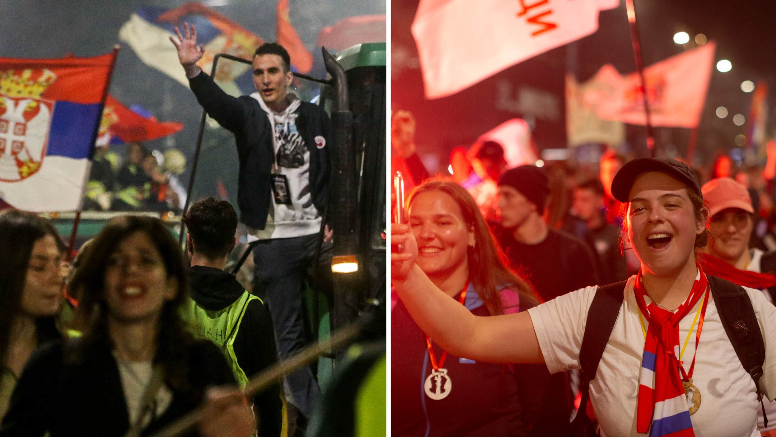 Massiva protester väntas i Belgrad