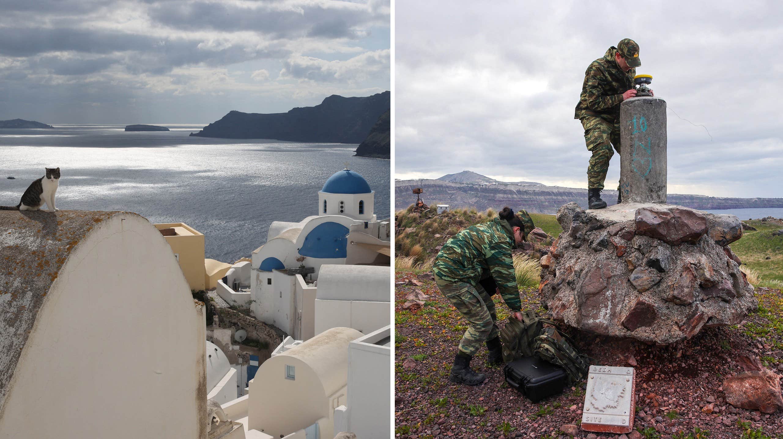 Oro för Santorinis turism efter tusentals jordskalv