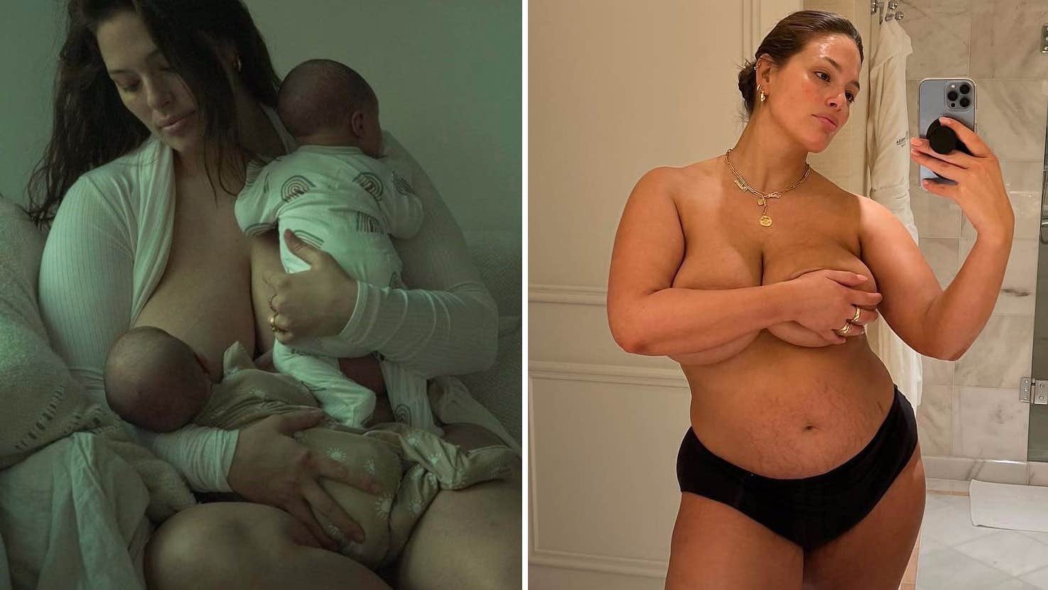 Ashley Graham hyllar sin kropp efter förlossningen | mama