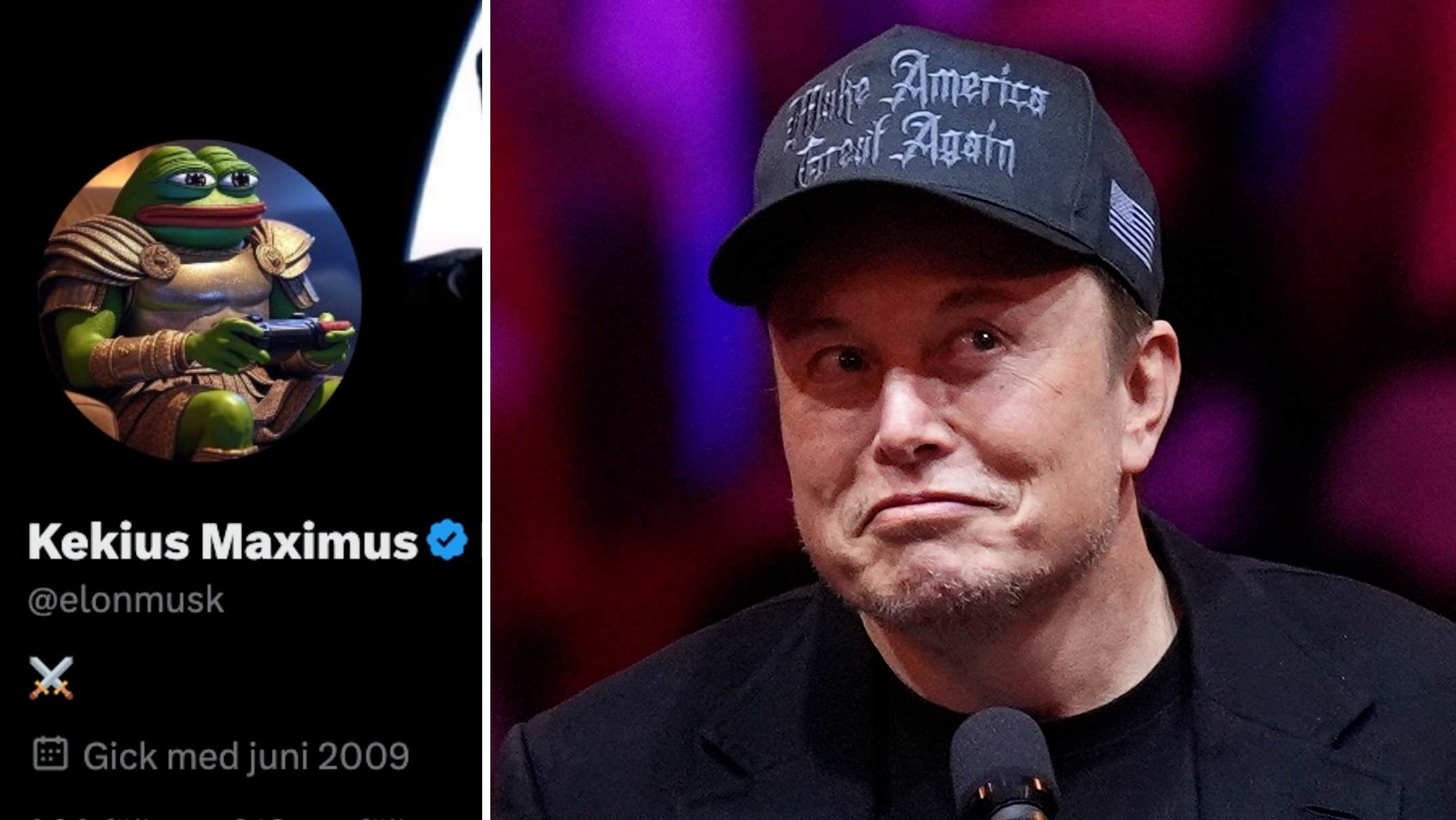 Elon Musk byter namn på X