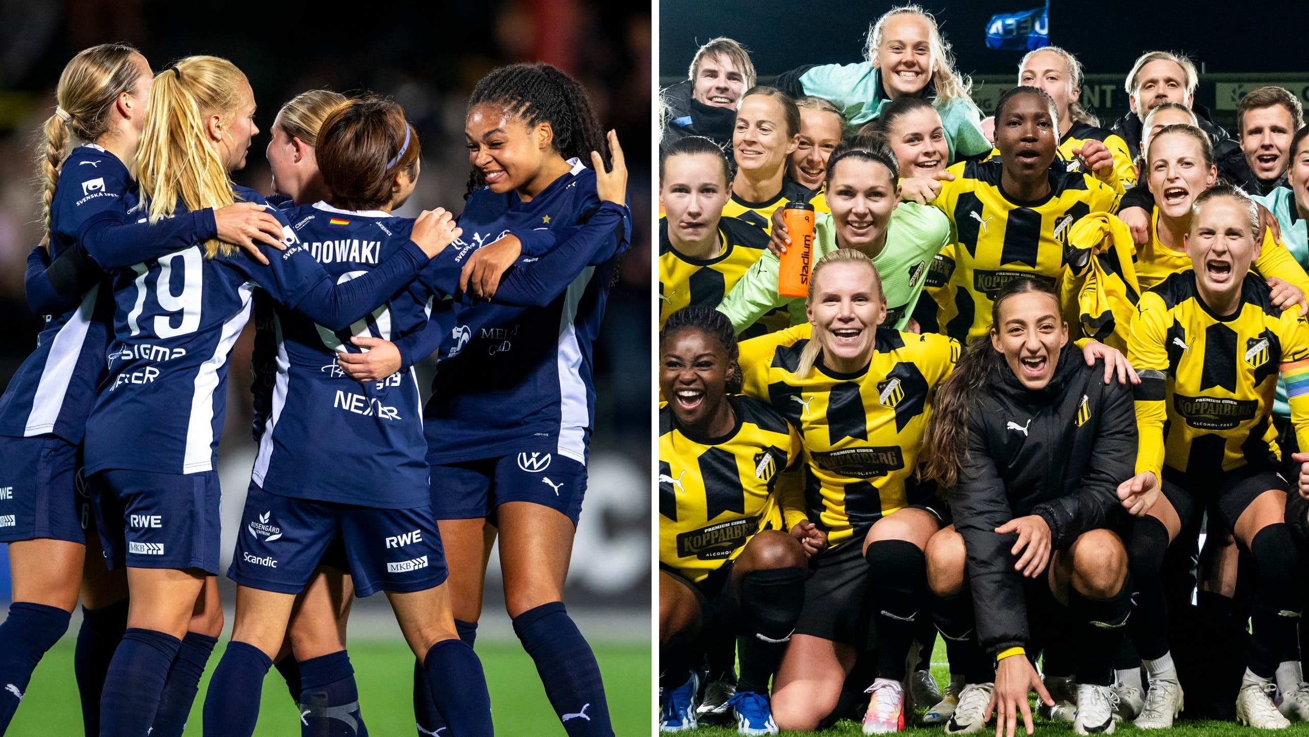 Tuff lottning för Rosengård och Häcken Champions League Expressen