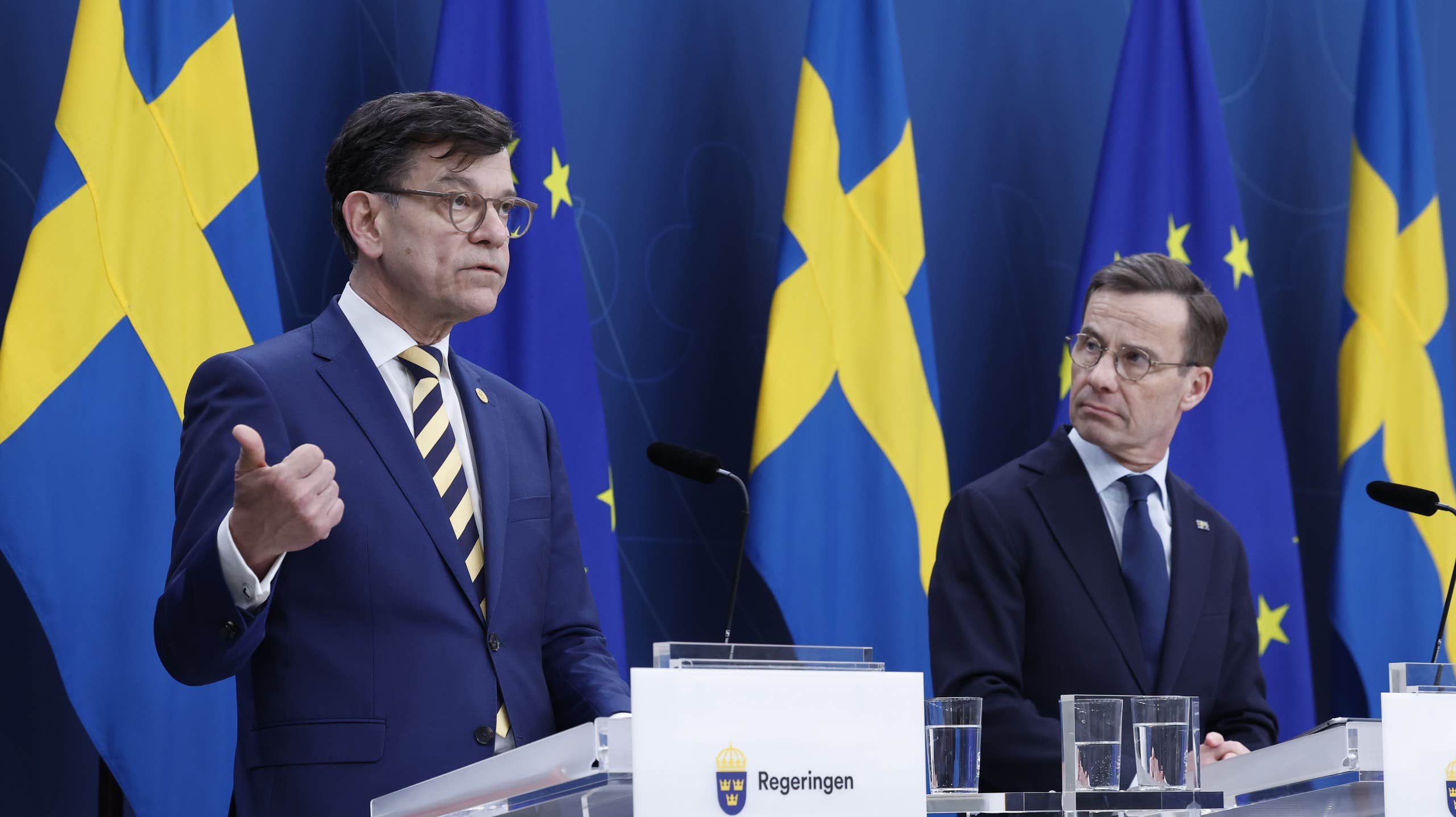 Vänsterpartiet KU-anmäler Ulf Kristersson 