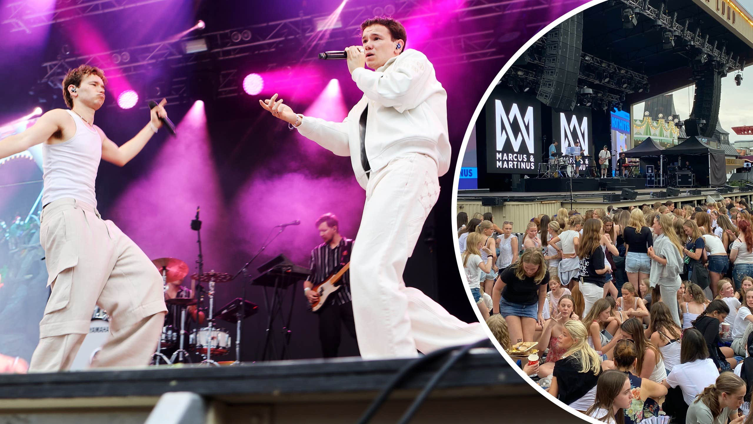 Marcus and Martinus euphoria at Gröna Lund |  Pleasure