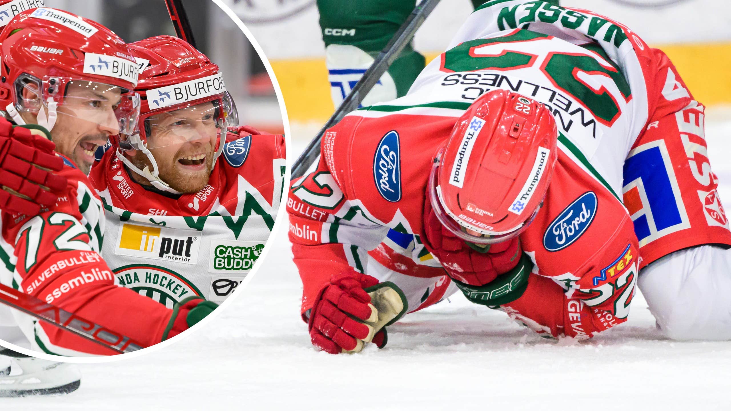 Otäcka Bilderna Linus Nässén Fick Puck I Ansiktet • Frölunda Slog