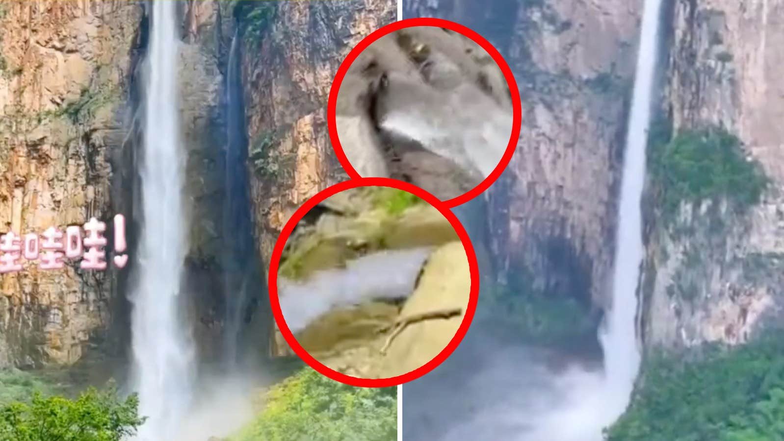 Revealing the secret behind the highest waterfall in China |  the world