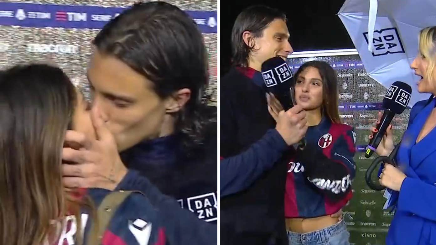 Girlfriend interrupts TV interview in Serie A – the reality is now spreading |  Sequence A