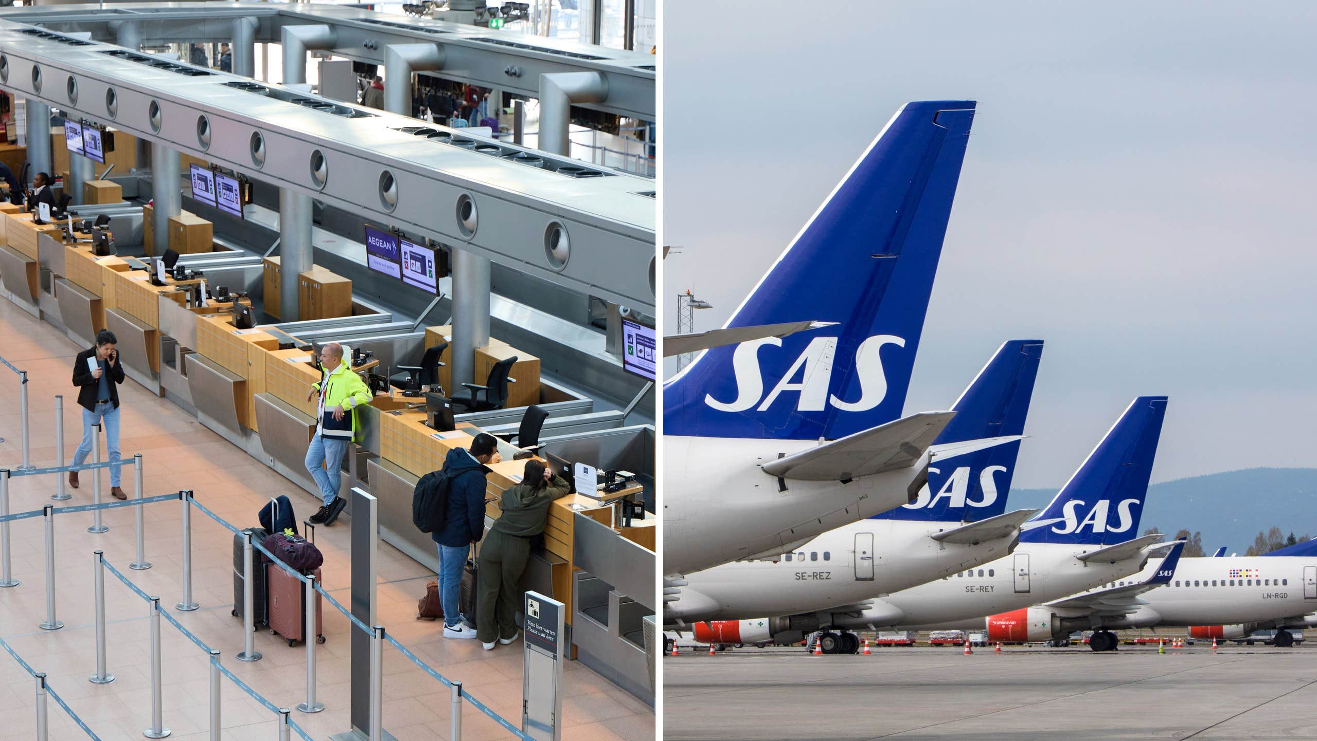 Tysk jättestrejk slår mot SAS och Norwegian