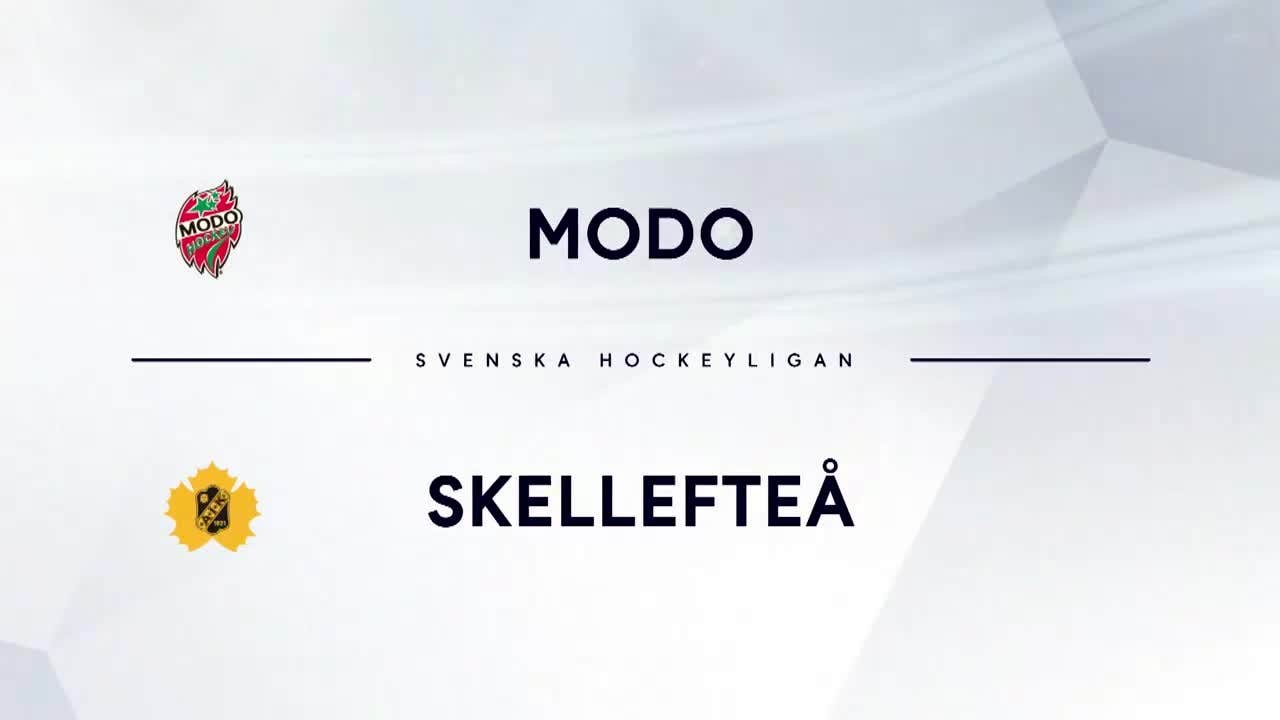 Modo vann mot Skellefteå med 4–3 efter att Rasmus Bergqvist fick matchstraff för crosschecking