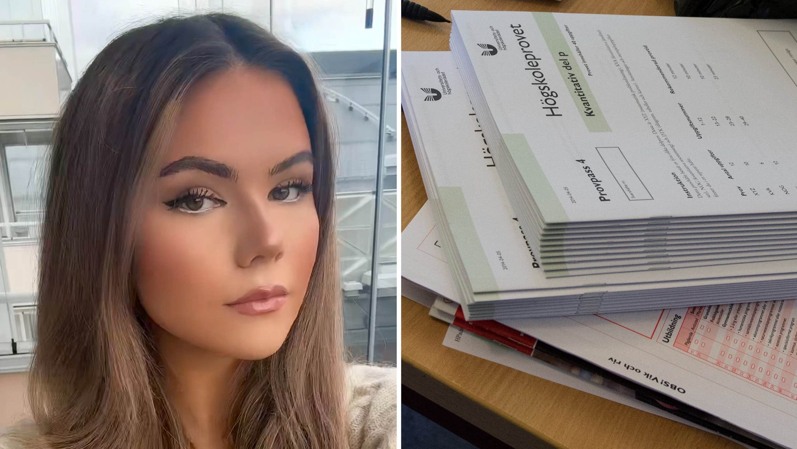 Missen när Stina, 19, skrev högskoleprovet: ”Kändes väldigt orättvist”