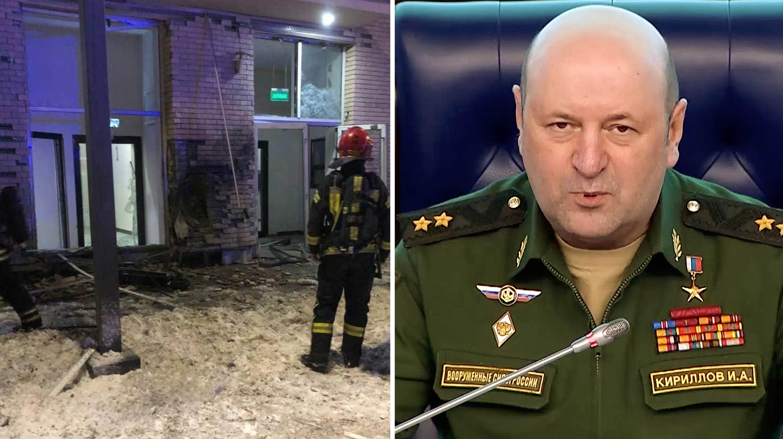 Två gripna efter explosion i Moskva – general dödades