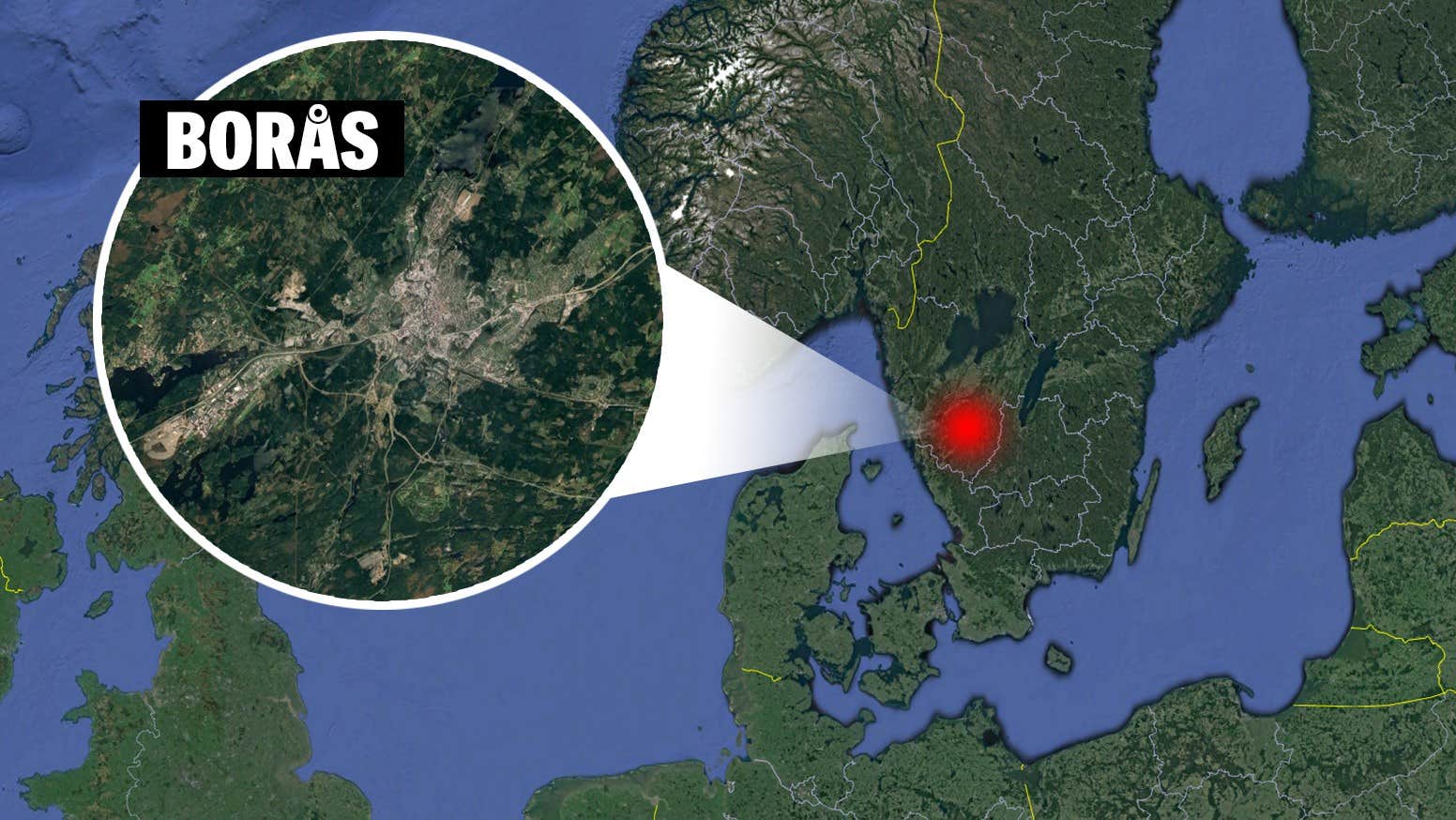 Man stickskadad under bråk i Borås